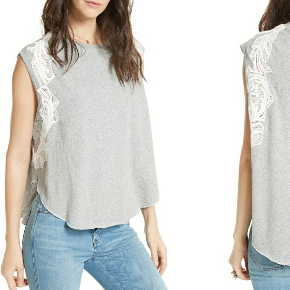Free People Bonsai Tee Size Small
